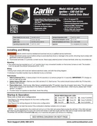 48245 Oil Primary Control Data Sheet<br /><br />