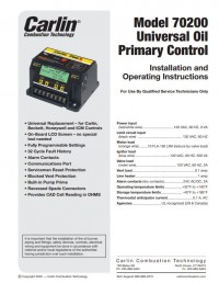 Pro-X 70200 Universal Oil Primary Data Sheet