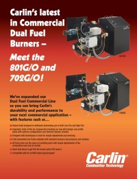 801GO & 702GO Commercial Dual Fuel Burner Sales Sheet