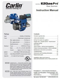 EZ Gas Pro Instruction Manual
